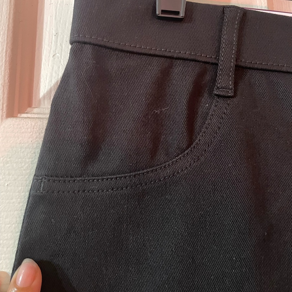 Time and Tru Women's High Rise Black Jeggings - Picture 6 of 7